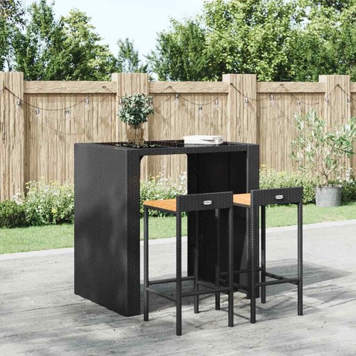 Bar stools pcs black poly - stools, 2