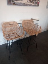 2 Bar Stolls Metal Legs Cane