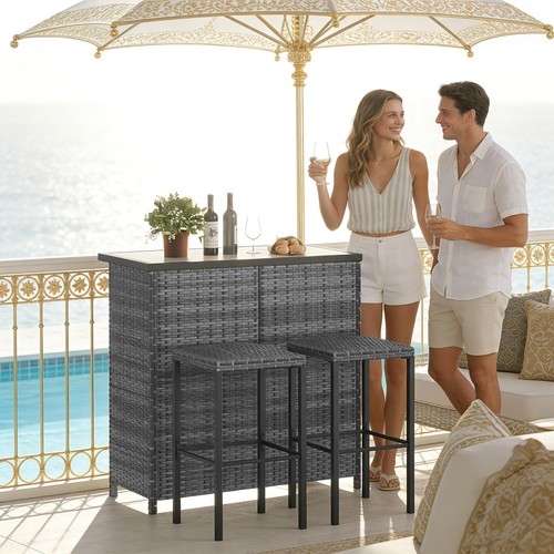 3pcs rattan bar - bar, table