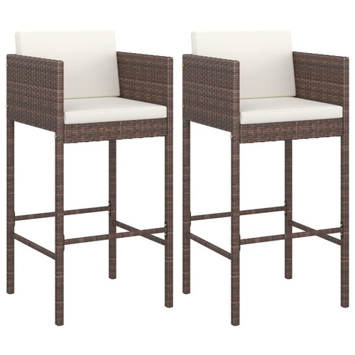 Bar stools with - with, cushions
