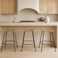 Jawit Bar Stool Natural Rattan