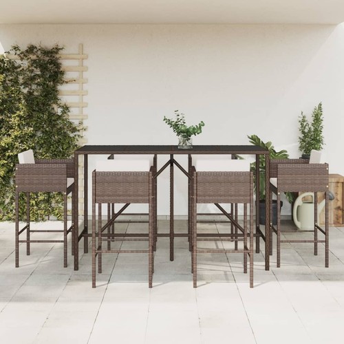 Outdoor rattan bar set - outdoor,
