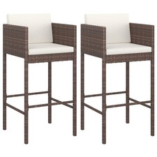 2x Bar Stools with Cushions