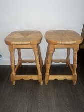 Stunning Pair Vintage Wood &