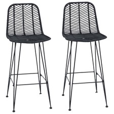 Bar Chair Rattan and Iron