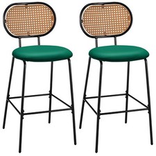 Set of 2 Bar Stools Dining